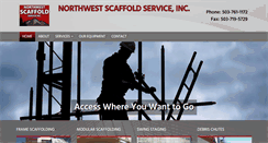 Desktop Screenshot of northwestscaffold.com