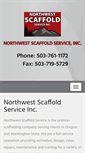 Mobile Screenshot of northwestscaffold.com